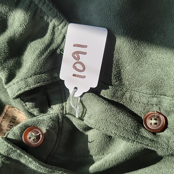 Rugged Earth Outfitters L mens shirt green long sleeve button loose fit gorpcore - Picture 11 of 11